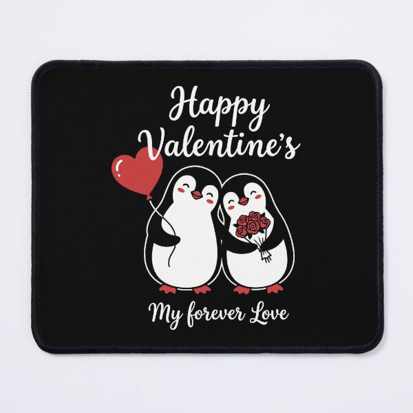Item preview, Adorable Penguins Couple Heart Balloon Forever Love Art designed and sold by zzz888.