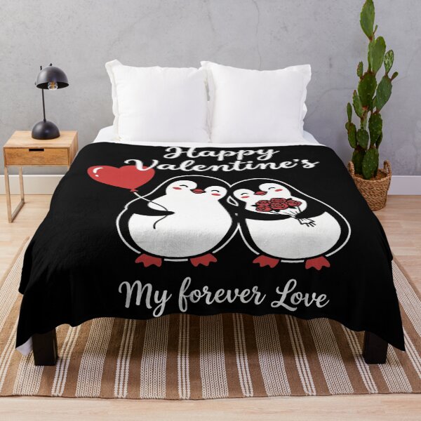 Item preview, Adorable Penguins Couple Heart Balloon Forever Love Art designed and sold by zzz888.