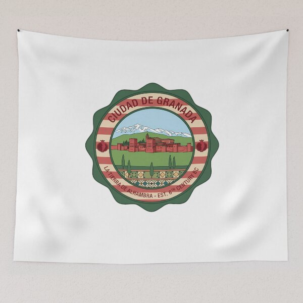 Item preview, Granada Spain Alhambra City Emblem designed and sold by k3rstman1.
