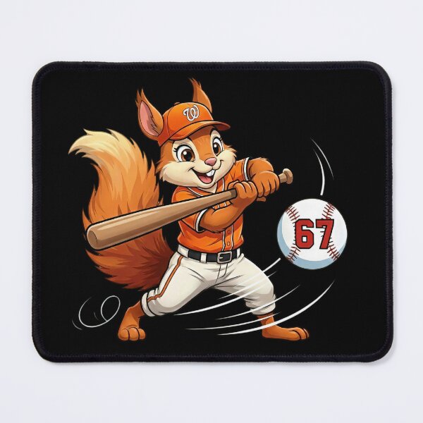 Item preview, Baseball Squirrel Hitting 67 Six Seven Tee designed and sold by LashondaGreen89.