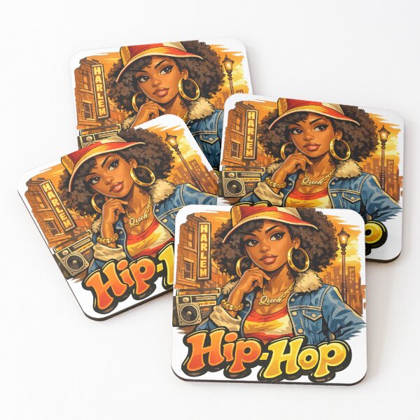 Item preview, Hip Hop Girl from Harlem 70s designed and sold by Arte Cartoon From TagTeam Group.