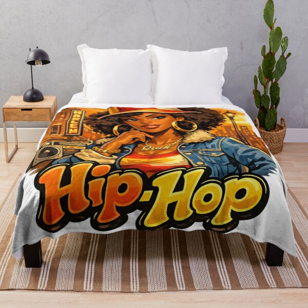 Item preview, Hip Hop Girl from Harlem 70s designed and sold by Arte Cartoon From TagTeam Group.