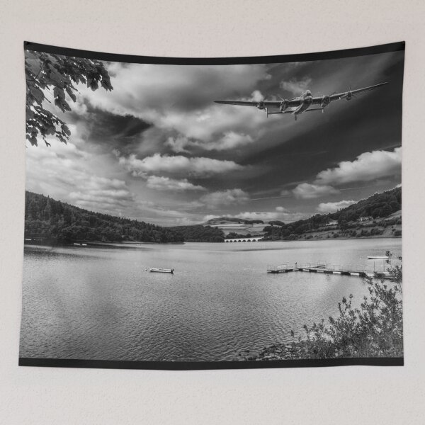 Item preview, Ladybower Lancaster Bomber BW designed and sold by Alisonchambers2.