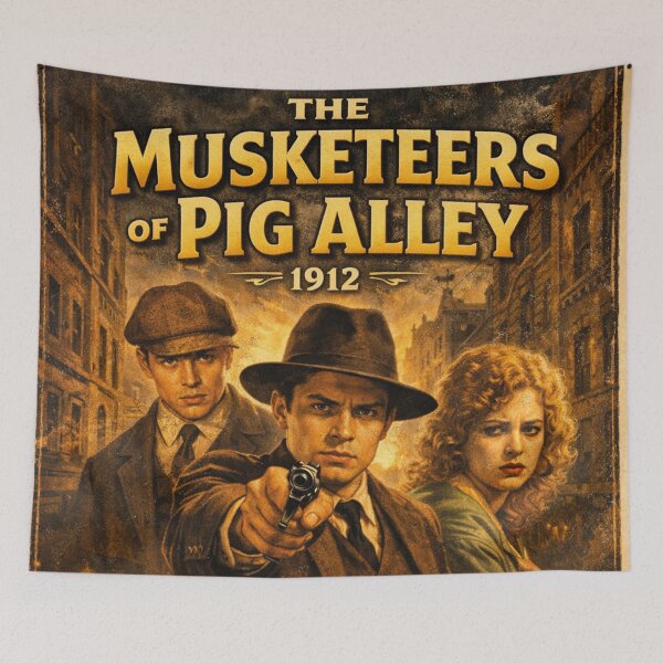 Item preview, The Musketeers of Pig Alley vintage cinema poster designed and sold by Mauswohn.