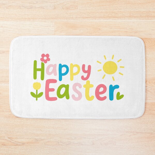 Item preview, Happy Easter Cute Colorful Lettering Design designed and sold by Artchyzh.