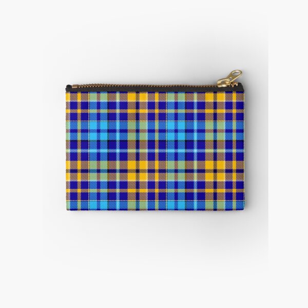 Item preview, Yellow and Blue Tartan Plaid On Blue Background  designed and sold by PatternTitan.