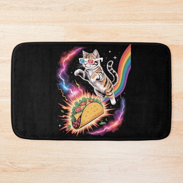 Item preview, Funny Cat Taco Kitten Rainbow Cat Meme designed and sold by comptorasunfia.