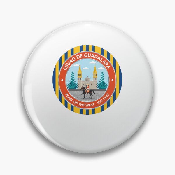 Item preview, Guadalajara City Emblem Pearl West Mexico 1542 designed and sold by k3rstman1.