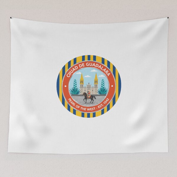 Item preview, Guadalajara City Emblem Pearl West Mexico 1542 designed and sold by k3rstman1.