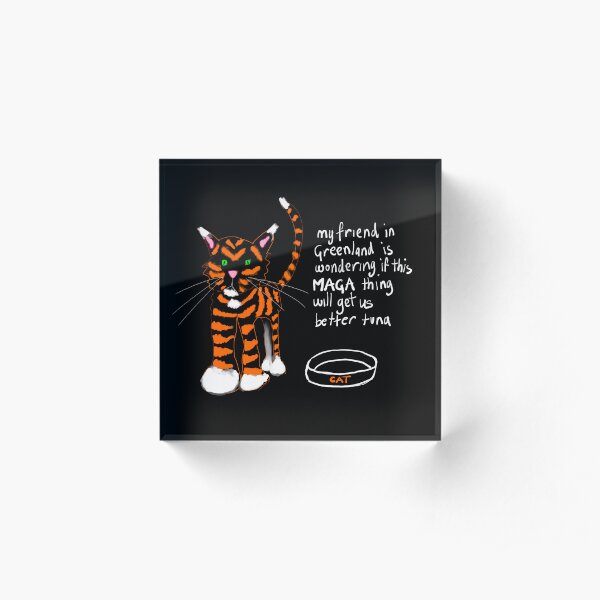 Greenland Tuna by POLIToCAT  Acrylic Block