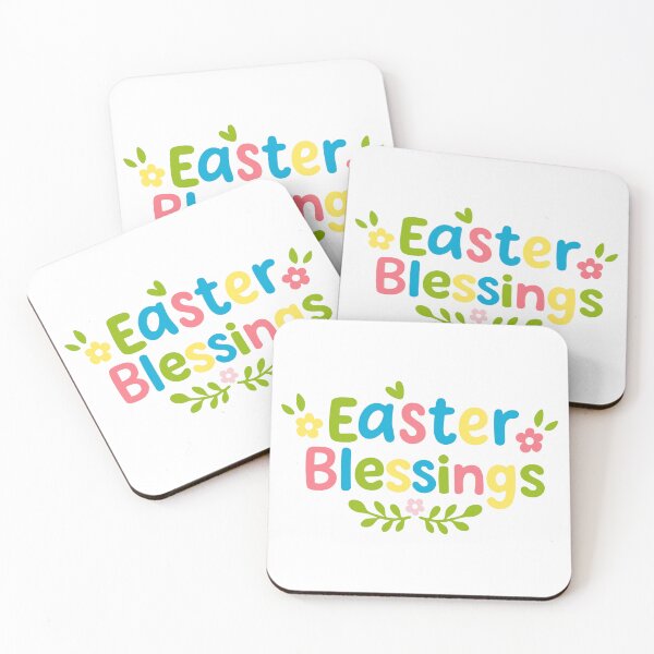 Item preview, Easter Blessings Cute Spring Lettering Design designed and sold by Artchyzh.
