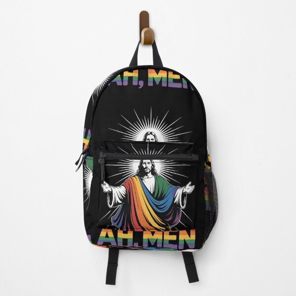 Item preview, Funny LGBT Gay Pride Jesus Rainbow Flag Christian designed and sold by comptorasunfia.