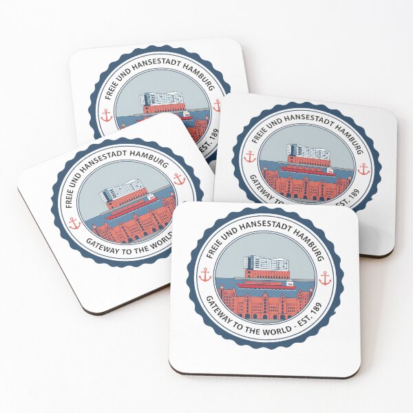 Item preview, Hamburg Germany Port City Travel Emblem designed and sold by k3rstman1.