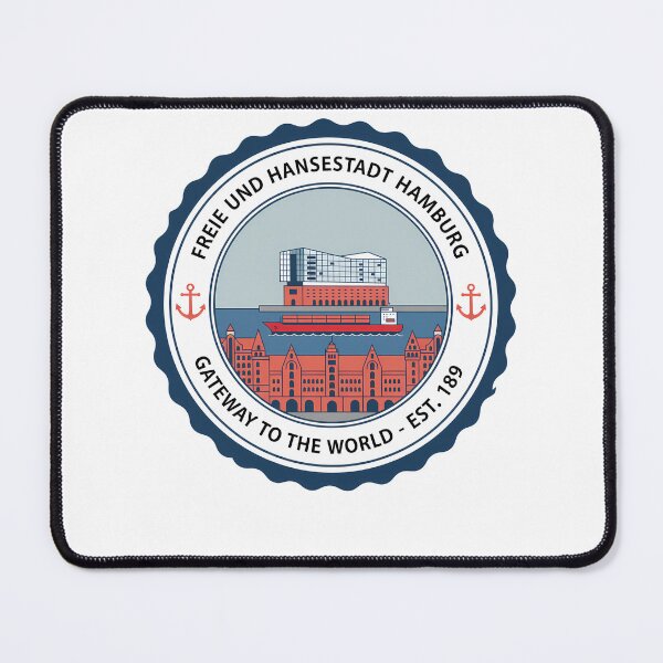 Item preview, Hamburg Germany Port City Travel Emblem designed and sold by k3rstman1.