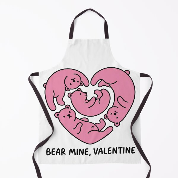 Item preview, Adorable Pink Bears Heart Shape Bear Mine Pun Illustration designed and sold by zzz888.
