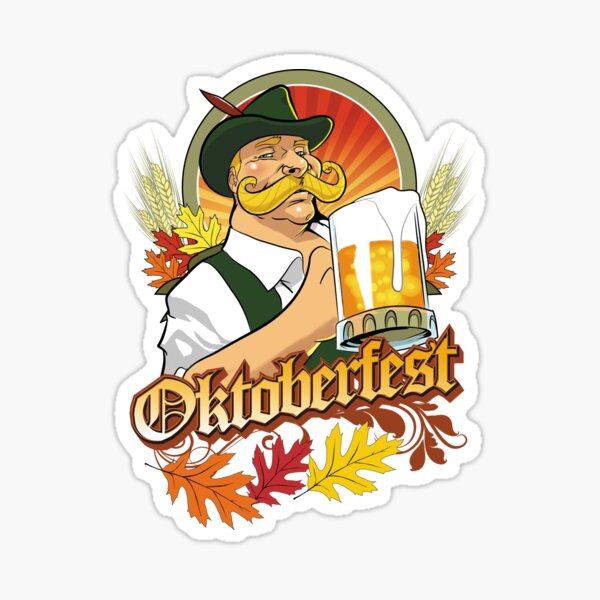 Oktoberfest Beer Festival Sticker