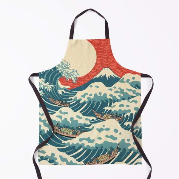 Item preview, Hokusai Big Wave Retro Japanese Art designed and sold by Blok45.