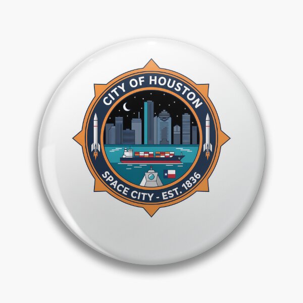 Item preview, City of Houston Space City 1836 Emblem designed and sold by k3rstman1.