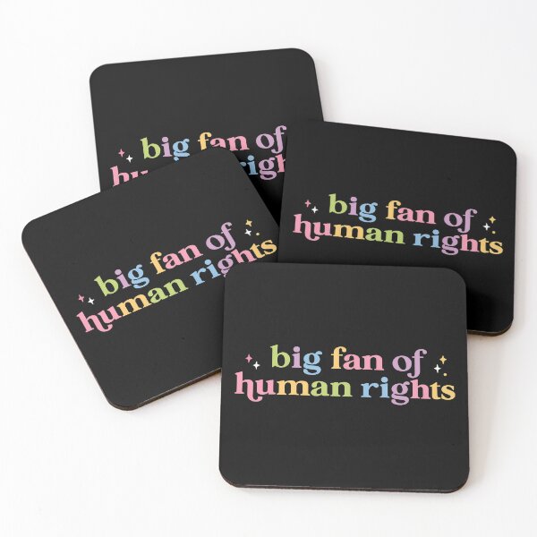 Item preview, Big Fan of Human Rights Retro Graphic T-Shirt – Equality & Social Justice Statement designed and sold by maitivi.
