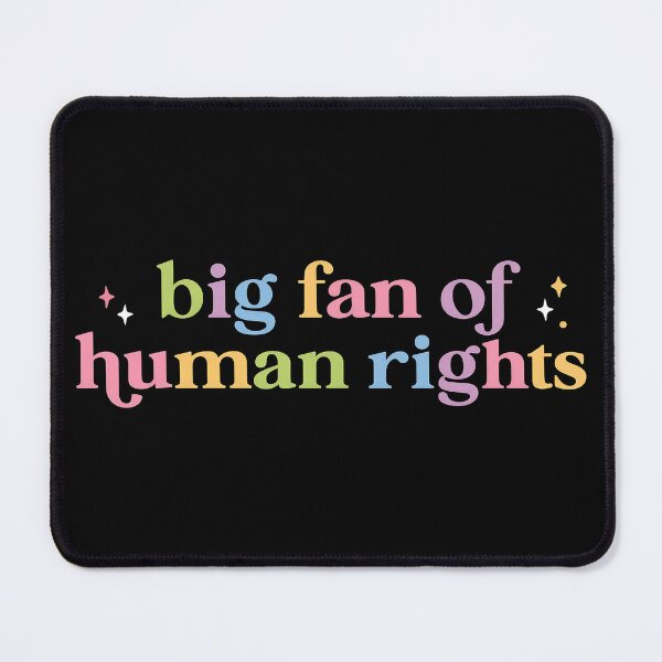 Item preview, Big Fan of Human Rights Retro Graphic T-Shirt – Equality & Social Justice Statement designed and sold by maitivi.