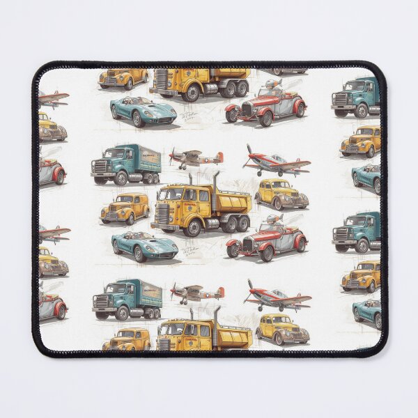 Item preview, Collection of Mid Century Vehicle Sketches designed and sold by khdooja93.