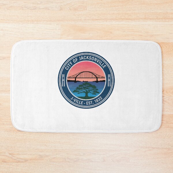 Item preview, Jacksonville City Emblem Bridge Tree Sunset designed and sold by k3rstman1.