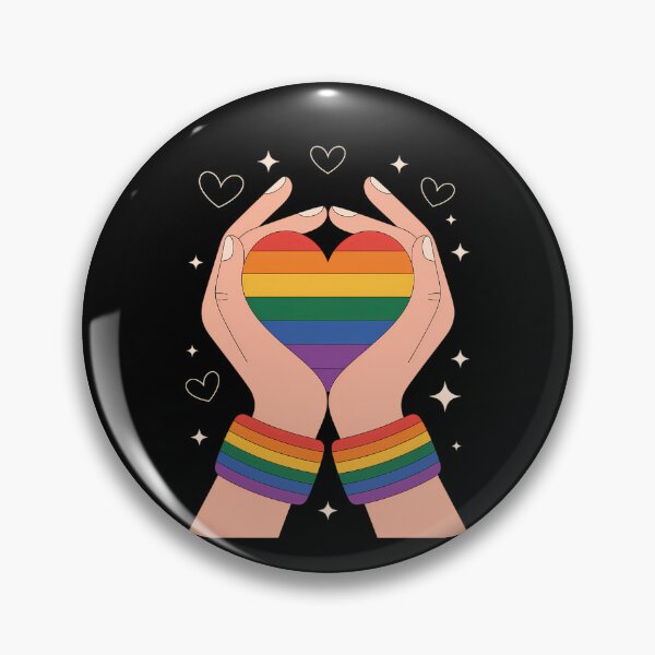 Item preview, Gay Pride LGBT Rainbow Flag Heart designed and sold by sterabamineh.