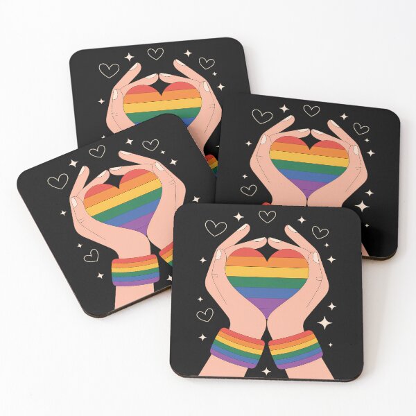 Item preview, Gay Pride LGBT Rainbow Flag Heart designed and sold by sterabamineh.