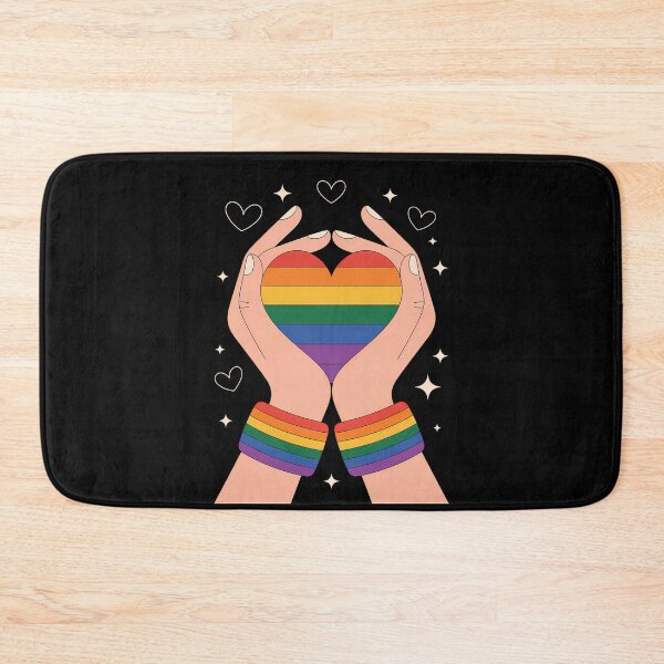 Item preview, Gay Pride LGBT Rainbow Flag Heart designed and sold by sterabamineh.