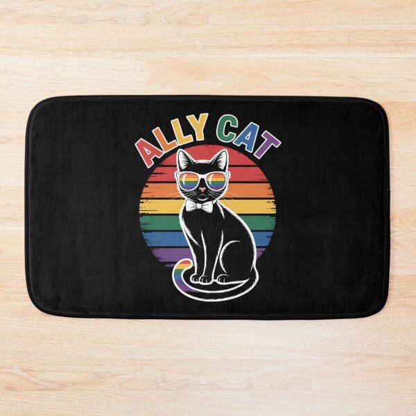 Item preview, Gay Pride Month Ally Cat Funny LGBTQ Rainbow designed and sold by sterabamineh.
