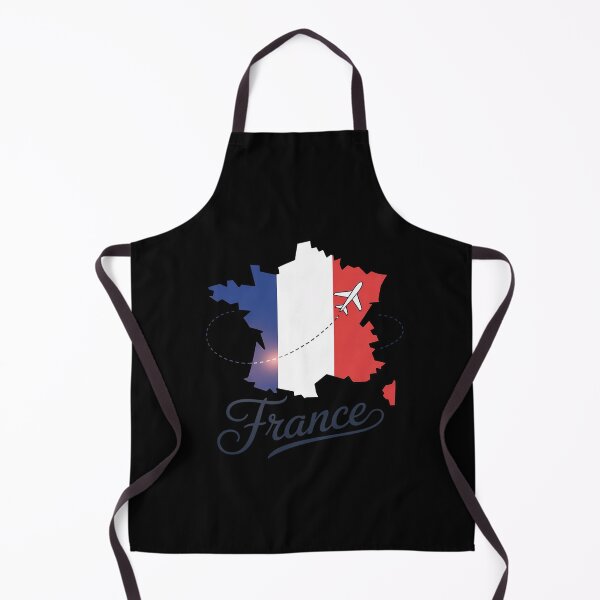 Artikelvorschau, Frankreich Flagge Karte Kontinent Flugzeug Herz Reise Souvenir entworfen und verkauft von Libbysharts.