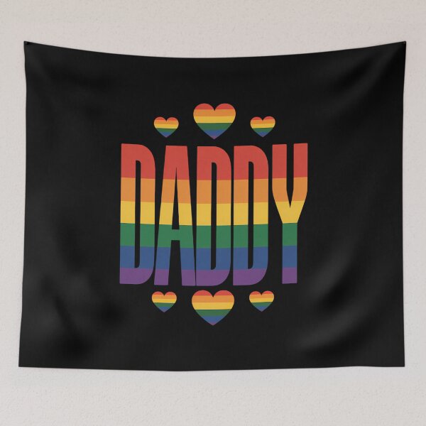 Item preview, Gay Pride Month LGBTQ Father_s Day Rainbow Flag designed and sold by sterabamineh.