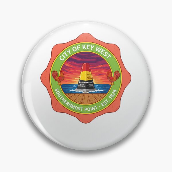 Item preview, Key West Southernmost Point Florida Emblem designed and sold by k3rstman1.