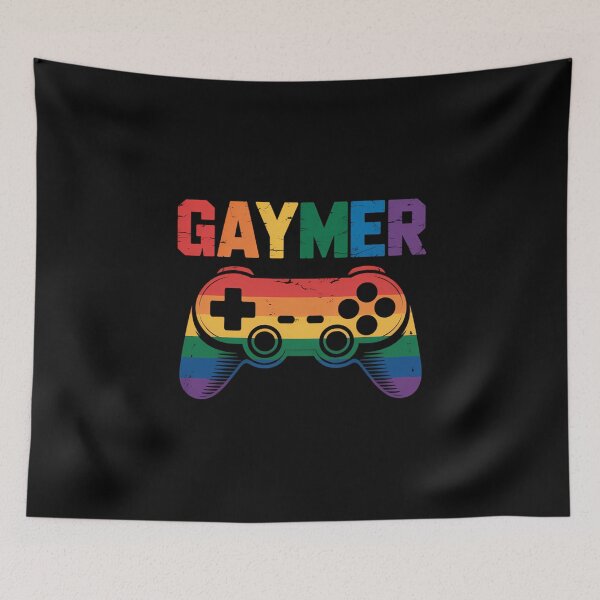 Item preview, Gay Pride Rainbow Gamer Gaming LGBTQ designed and sold by sterabamineh.