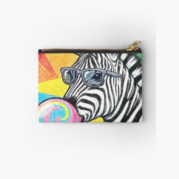 Item preview, Cool Pop Art Zebra Blowing Bubblegum designed and sold by Hen-C-Art.
