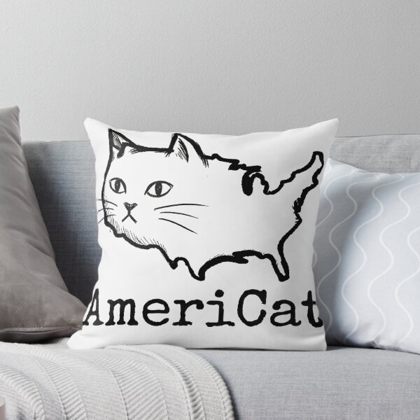 Item preview, AmeriCat - Funny US Map Cat Pun - Patriotic American Shorthair Graphic designed and sold by AdyKurniawan.