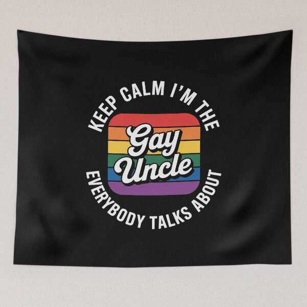 Item preview, Gay Uncle Rainbow LGBT Pride Funny designed and sold by sterabamineh.