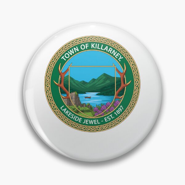 Item preview, Killarney Ireland Town Lakeside Jewel Emblem designed and sold by k3rstman1.