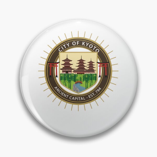 Item preview, Kyoto City Ancient Capital Japan Emblem designed and sold by k3rstman1.