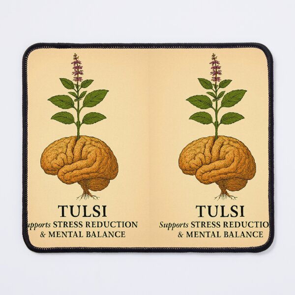 Item preview, Tulsi Calm: Mind in Balance designed and sold by LuxuryApparels.