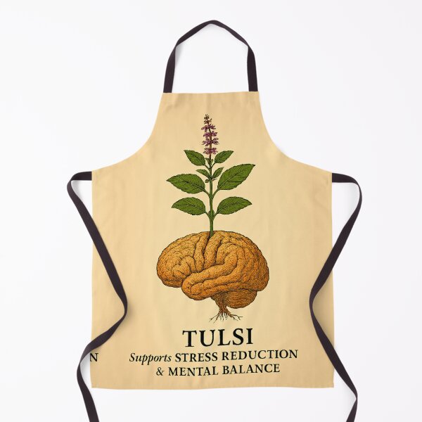 Item preview, Tulsi Calm: Mind in Balance designed and sold by LuxuryApparels.