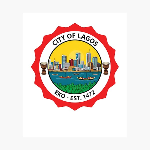 Item preview, City of Lagos Nigeria Eko Est. 1472 Emblem designed and sold by k3rstman1.