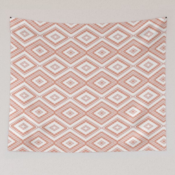 Item preview, Geometry Pattern With White Light Orange Pastel designed and sold by LifeTU.