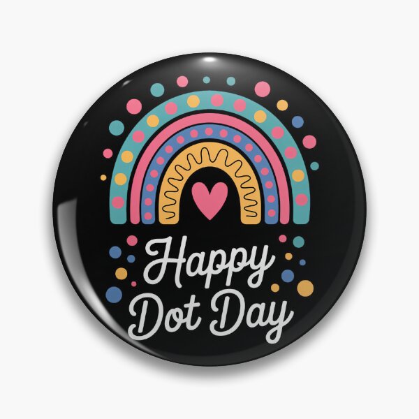 Item preview, Happy Dot Day Rainbow Cute designed and sold by sterabamineh.