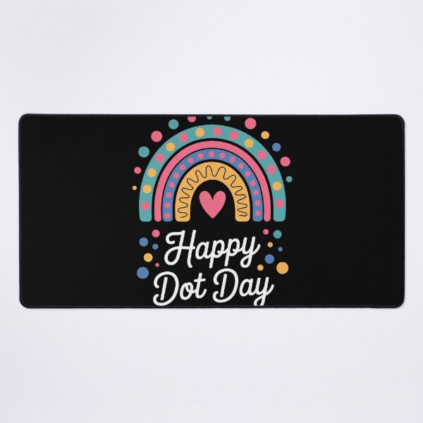 Item preview, Happy Dot Day Rainbow Cute designed and sold by sterabamineh.