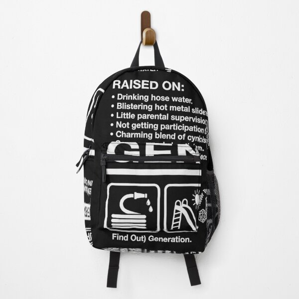 Item preview, Gen X Raised On Hose Water And Sarcasm Retro Vintage Latchkey Kid designed and sold by AdyKurniawan.