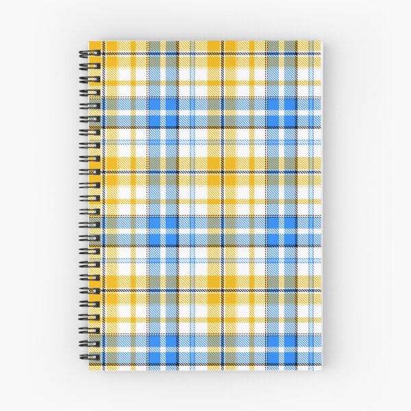 Item preview, Yellow and Blue Tartan Plaid On White Background  designed and sold by PatternTitan.