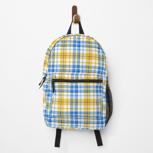 Item preview, Yellow and Blue Tartan Plaid On White Background designed and sold by PatternTitan.
