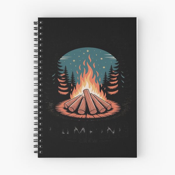 Item preview, Friends Fires Fun Camping Crew Retro Outdoor Camp Summer designed and sold by Libbysharts.