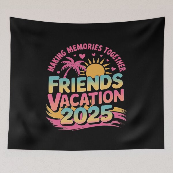 Item preview, Friends Girls Vacation 2025 Squad Making Memories Together designed and sold by Libbysharts.